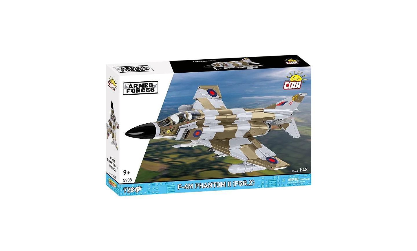 Детский конструктор COBI British F-4M Phantom II 728-Piece Building Set, Ages 8+ — фото 1
