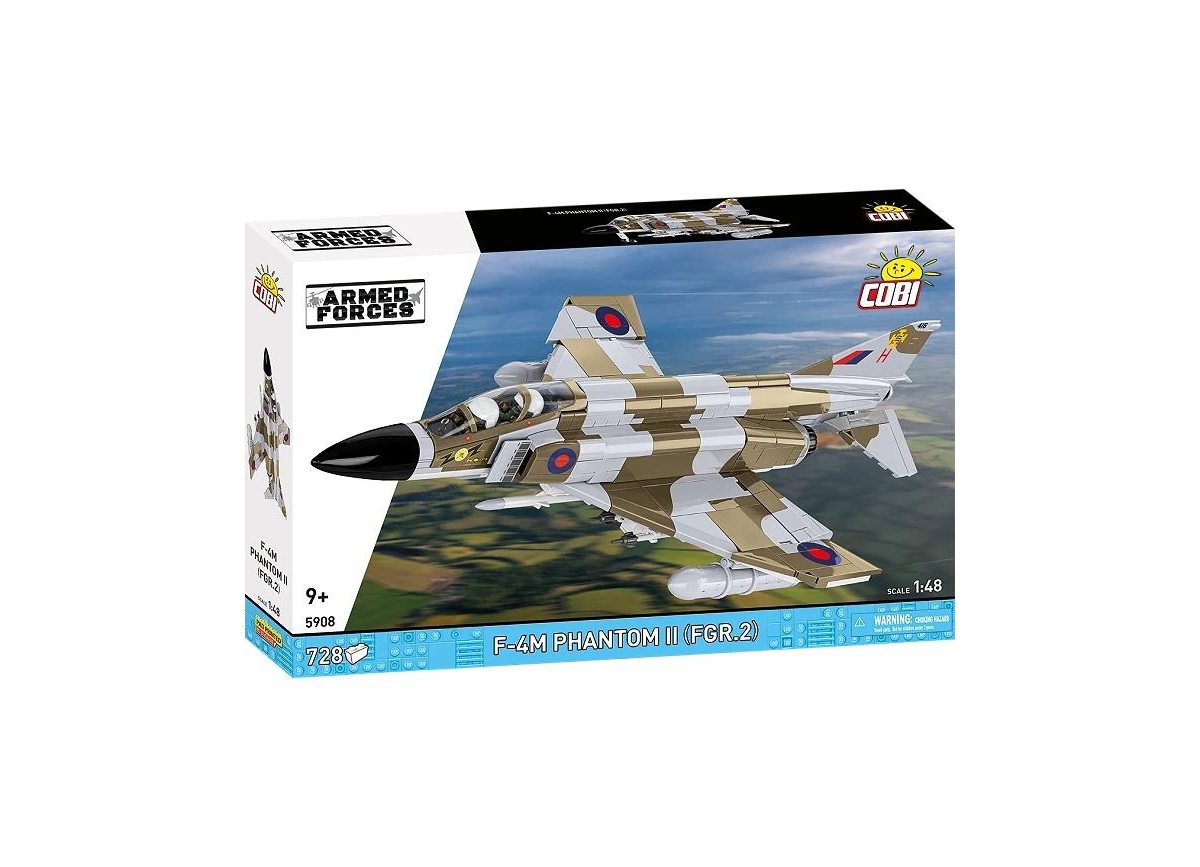 Cobi British F-4M Phantom Ii 728-Piece Building Set, Ages 8+