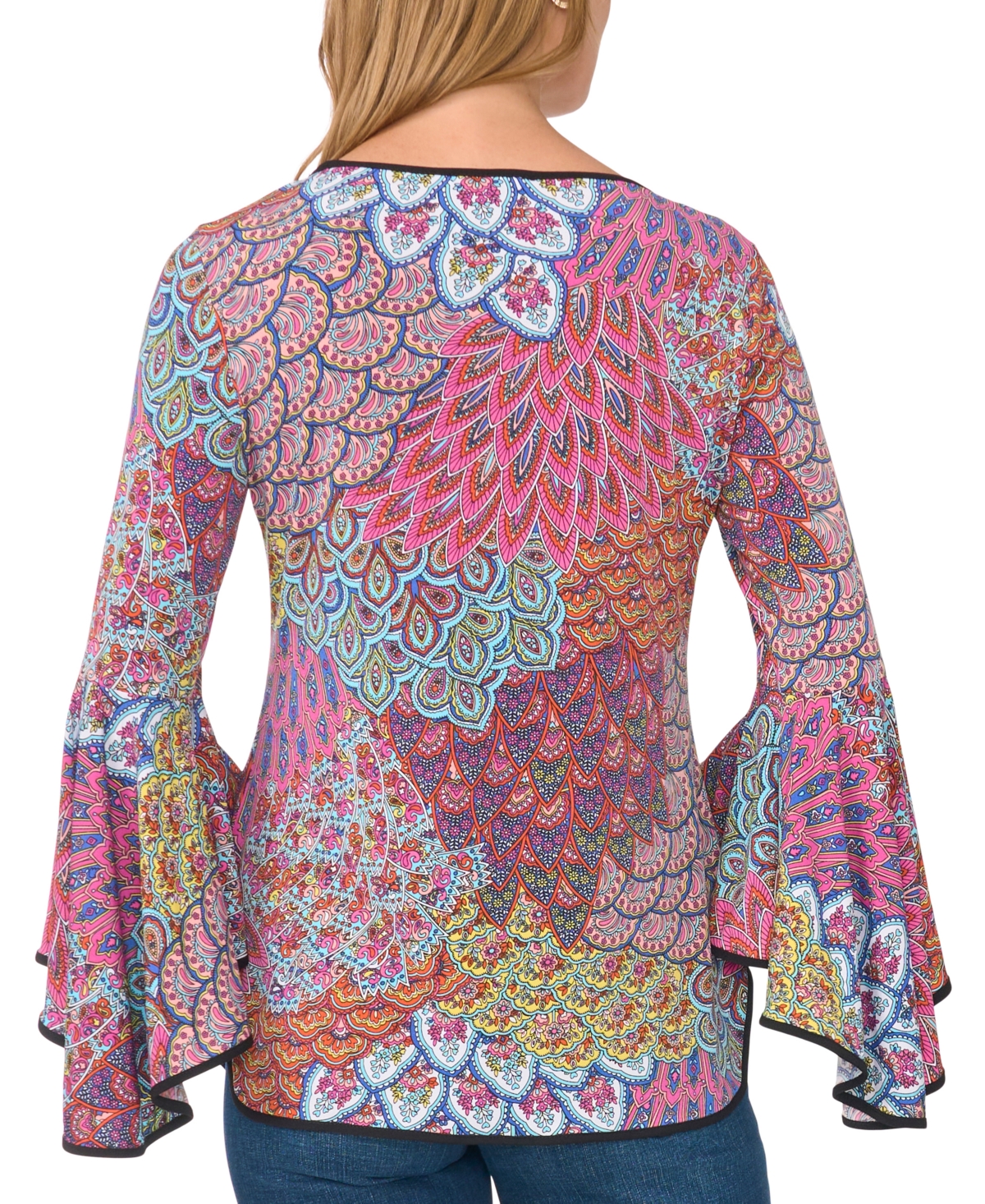 Sam & Jess Women's Bell-Sleeve Top