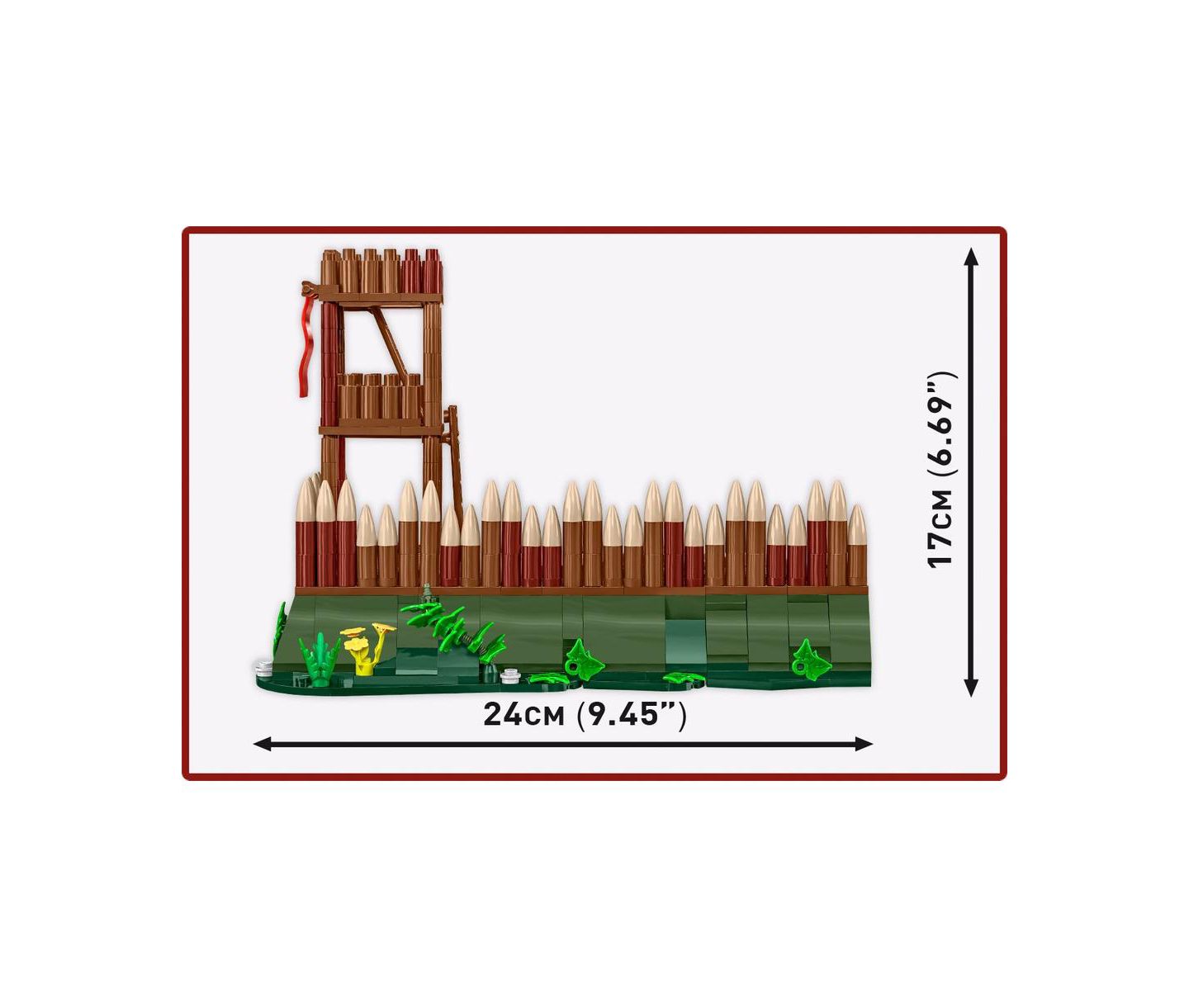 Детский конструктор COBI Imperium Romanum Watchtower 628-Piece Building Set, Ages 8+, цвет: Open Miscellaneous — фото 4