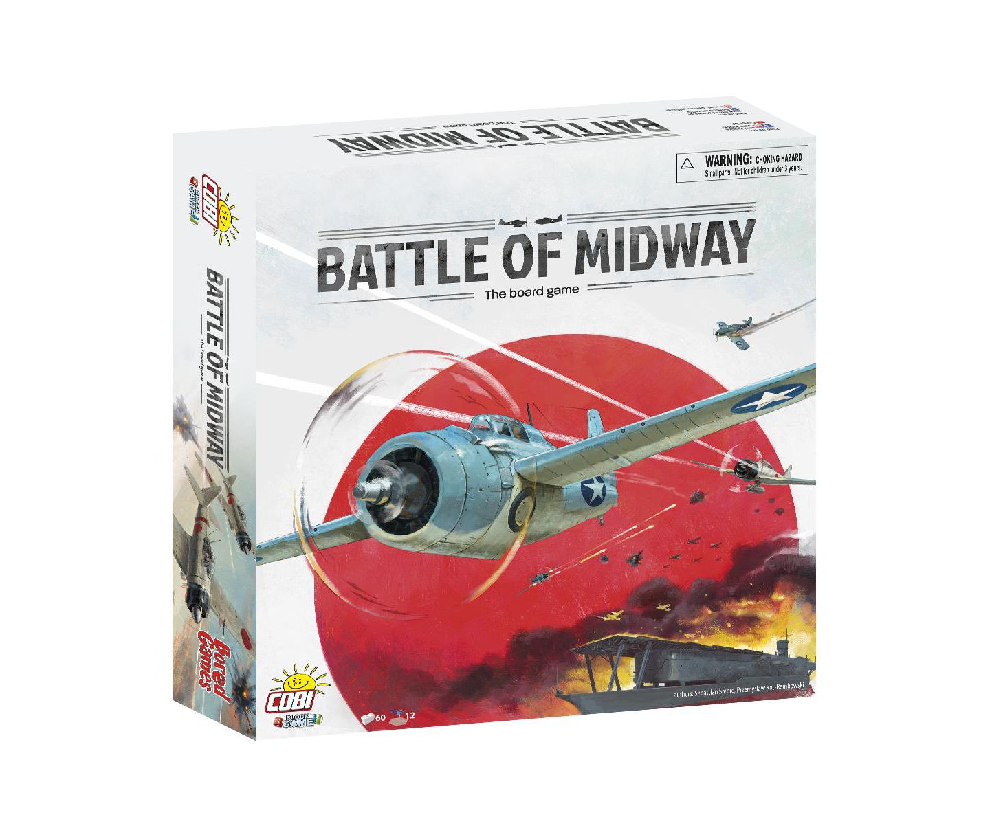 Детские настольные игры COBI Battle of Midway 60-Piece Board Game, Ages 8+ — фото 1