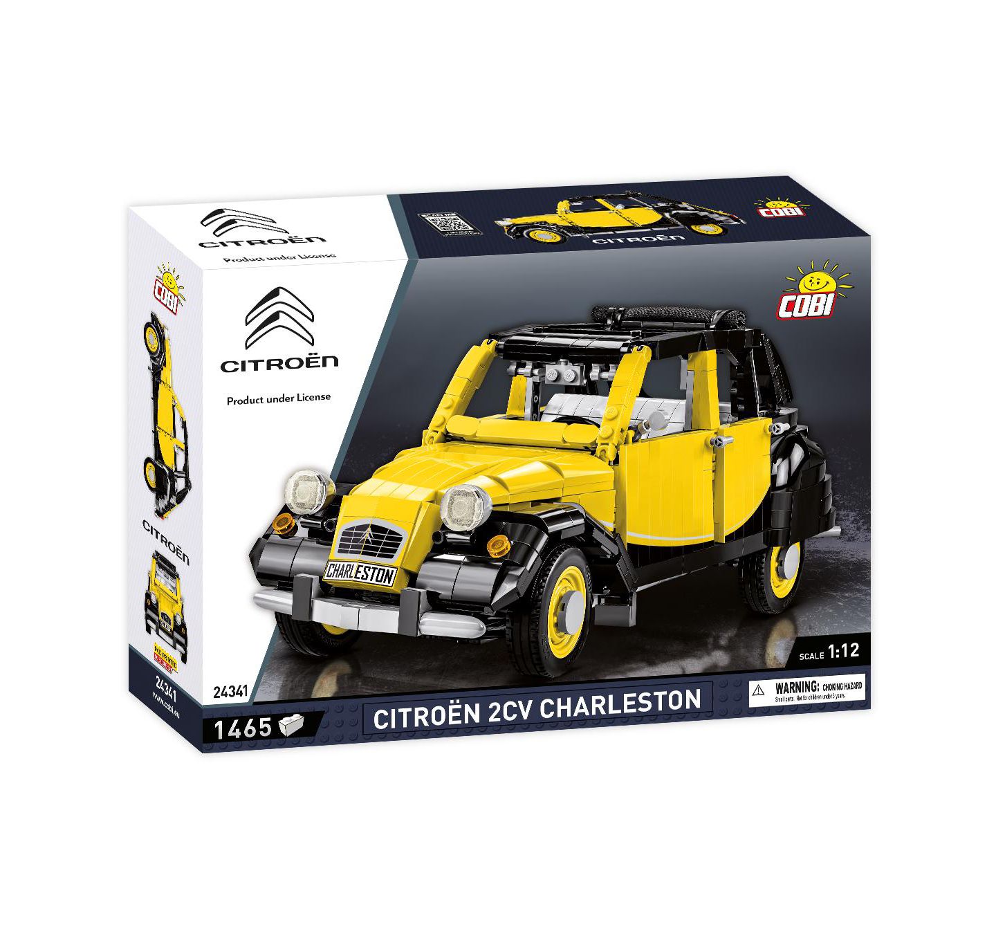Детский конструктор COBI 1:12 Scale Citroen 2CV Charleston 1,465-Piece Building Set, Ages 10+, цвет: Open Miscellaneous — фото 1