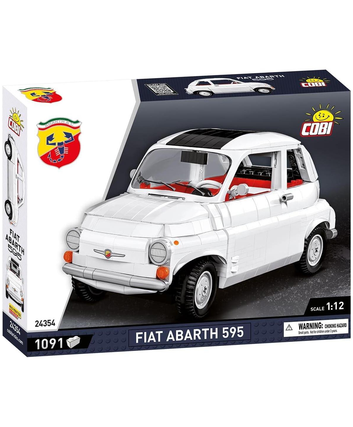 Cobi Fiat Abarth 595 1091-Piece Building Set, Ages 10+