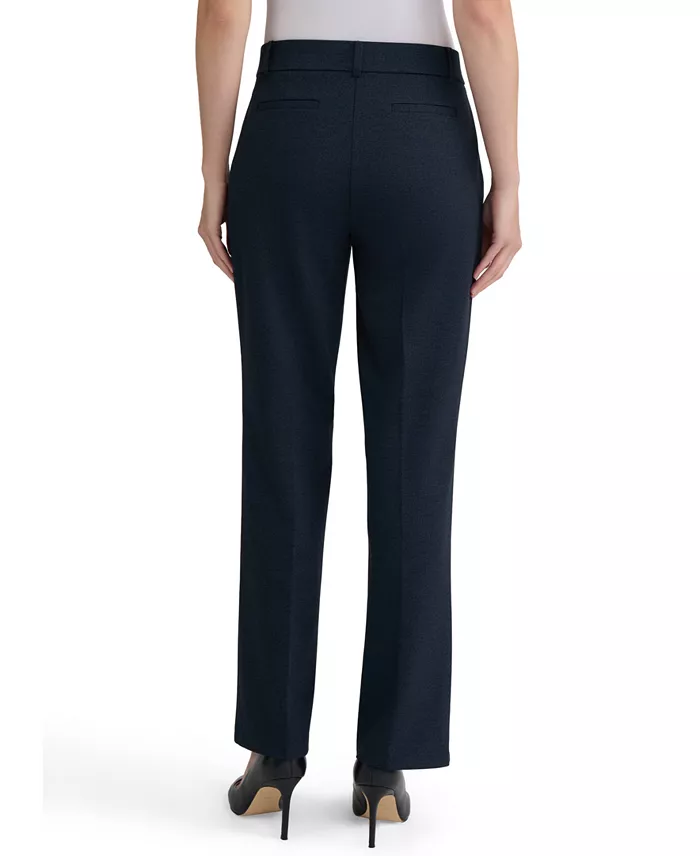 Women's Faux-Fly Pull-On Straight-Leg Pants - thumbnail 6
