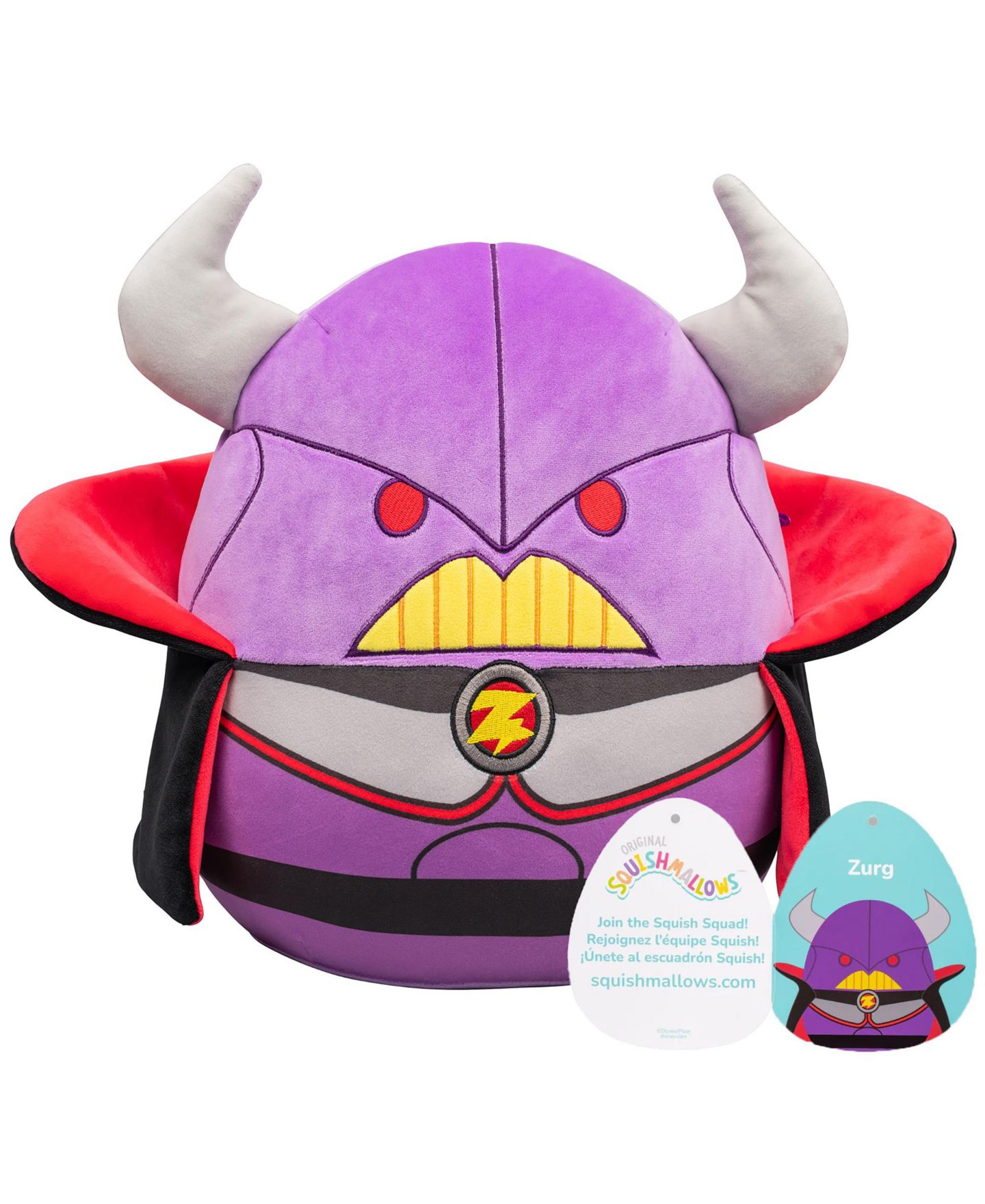 Детская мягкая игрушка Disney Squishmallows 12" Zurg Plush — фото 8