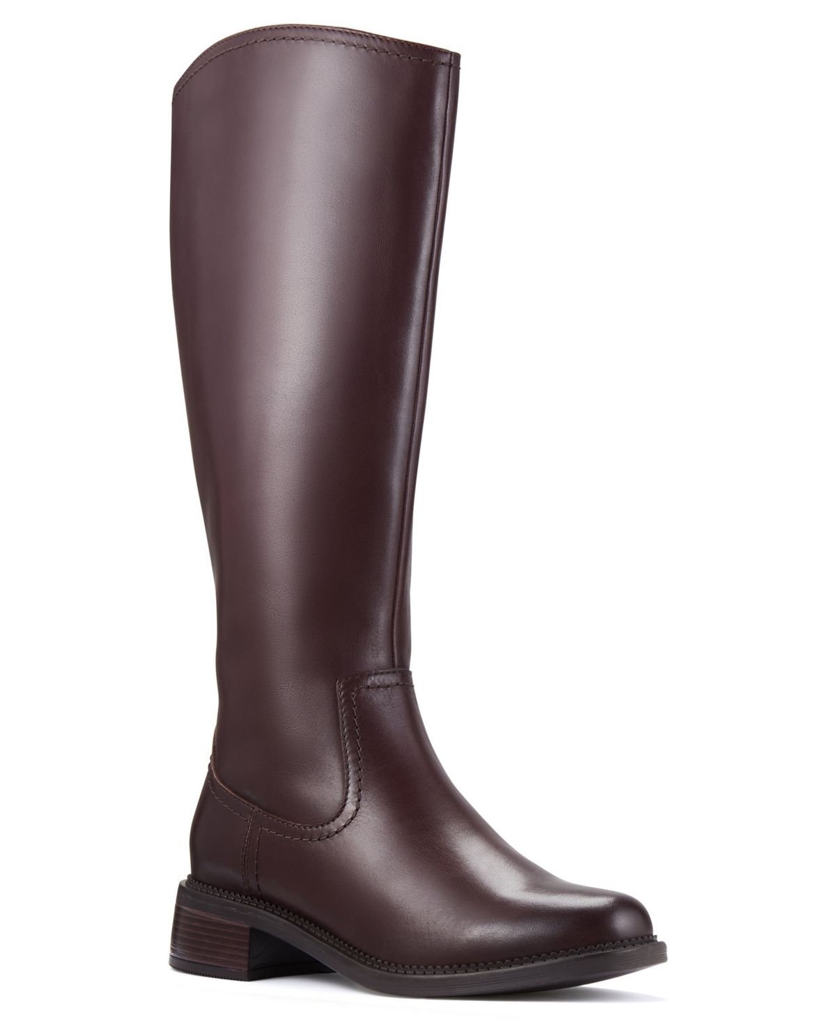 Clarks Women's Maye Tall Riding Boots In British Tan Leather