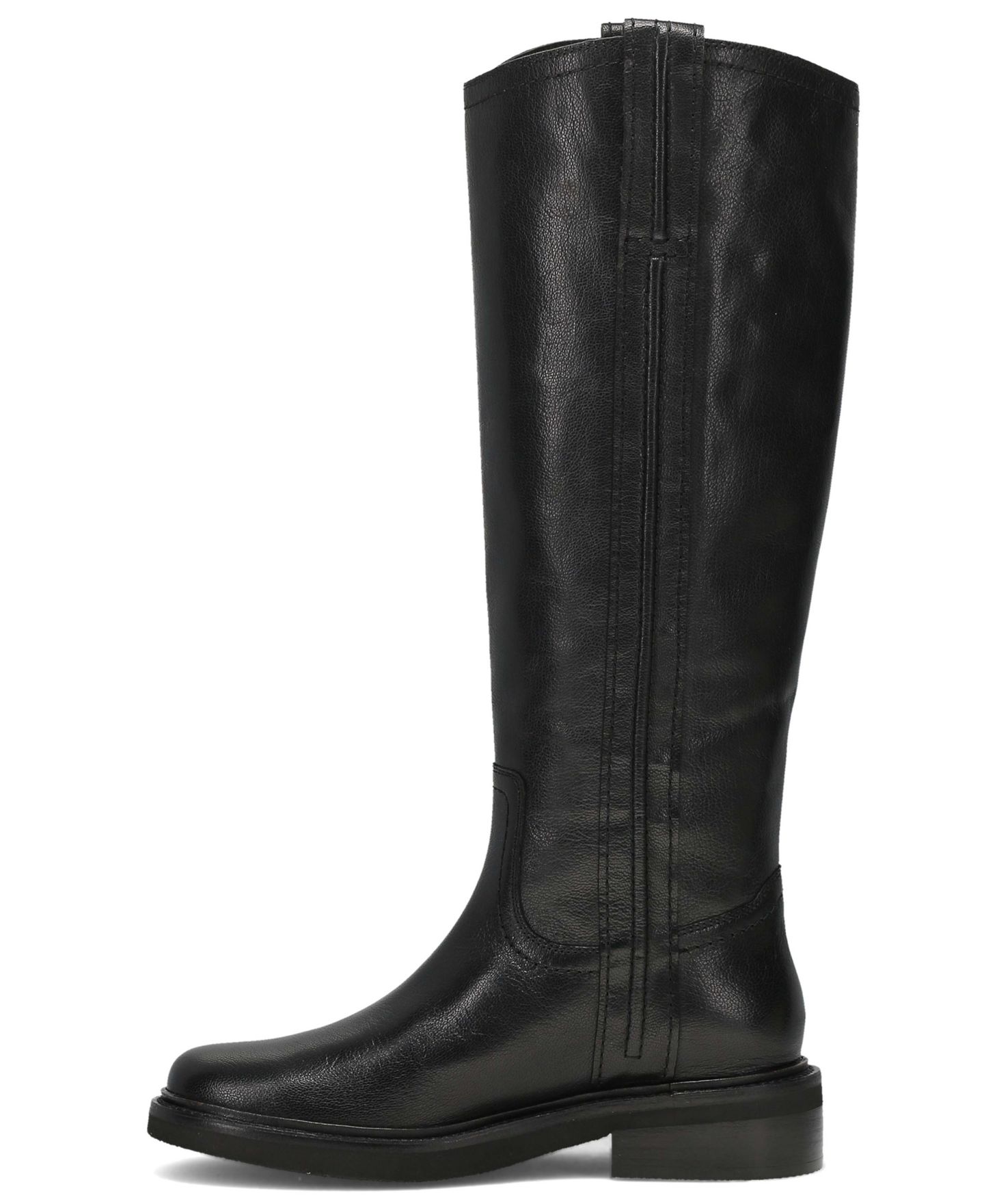 Женские ботинки Frye Phoebe Pull On Knee High, цвет: Чёрный — фото 5
