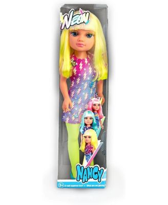 Neon Emoji-Print Fashion Doll, Ages 3+