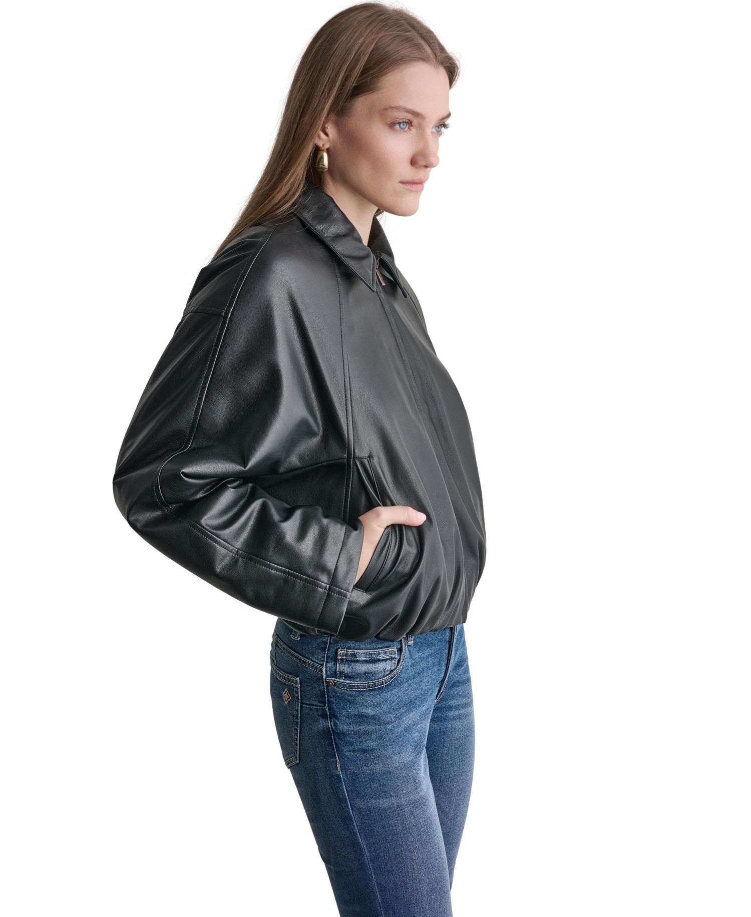 Women's Oversized Bubble Hem Jacket