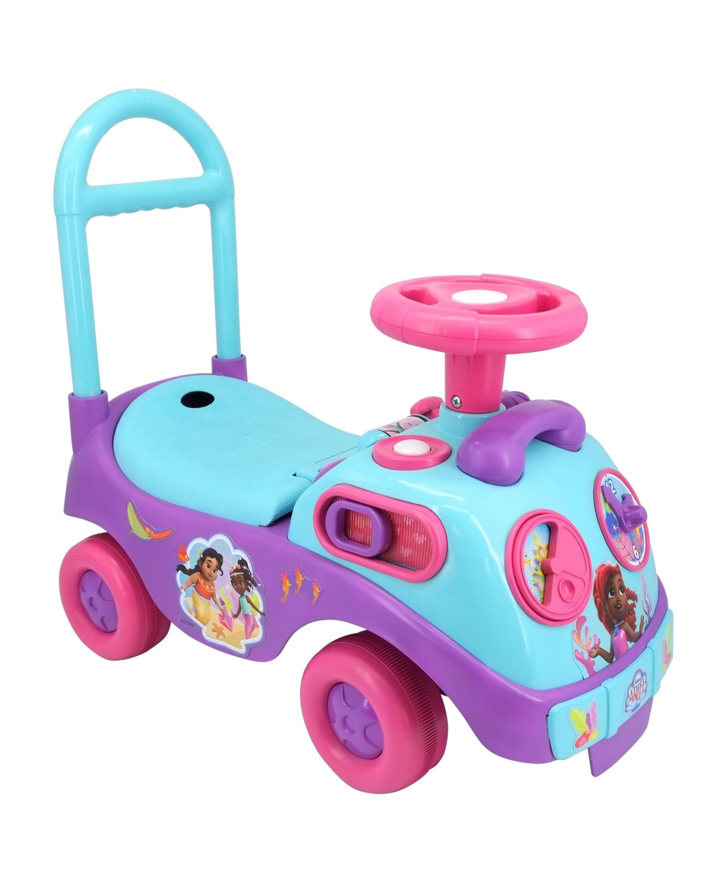 Детская игрушка Kiddieland My First Activity Ride-On Ariel, 19.8" x 9.76" x 18.11", Interactive Lights and Sounds, Ages 12-36 Months — фото 2
