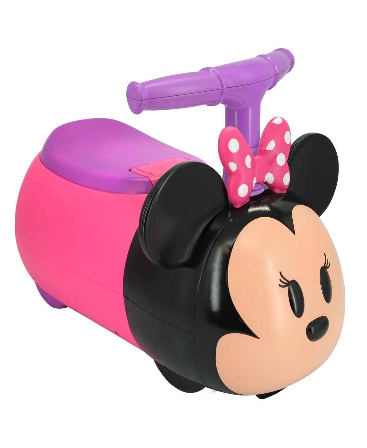 Kiddieland Zoom Zoom Ride-On Minnie with Foldable Handlebar & Interactive Dashboard, Ages 1+