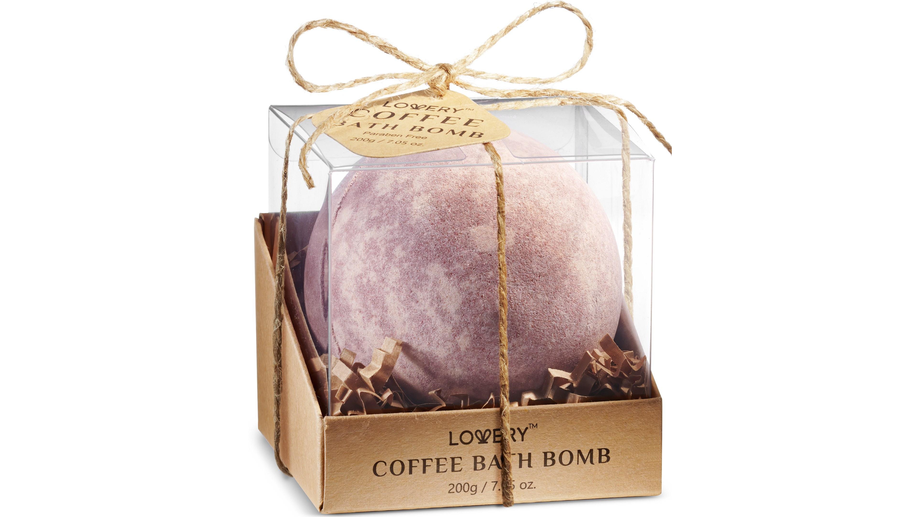 Lovery Coffee Handmade Bath Bomb, 7oz Extra Large Spa Ball