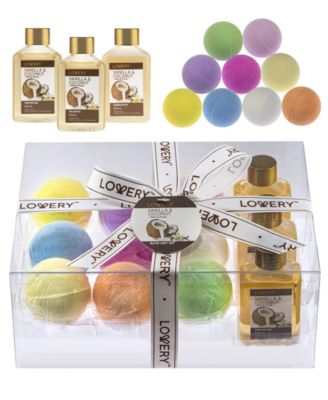 12-Pc. Vanilla Coconut Body Care and Bath Bombs Gift Set