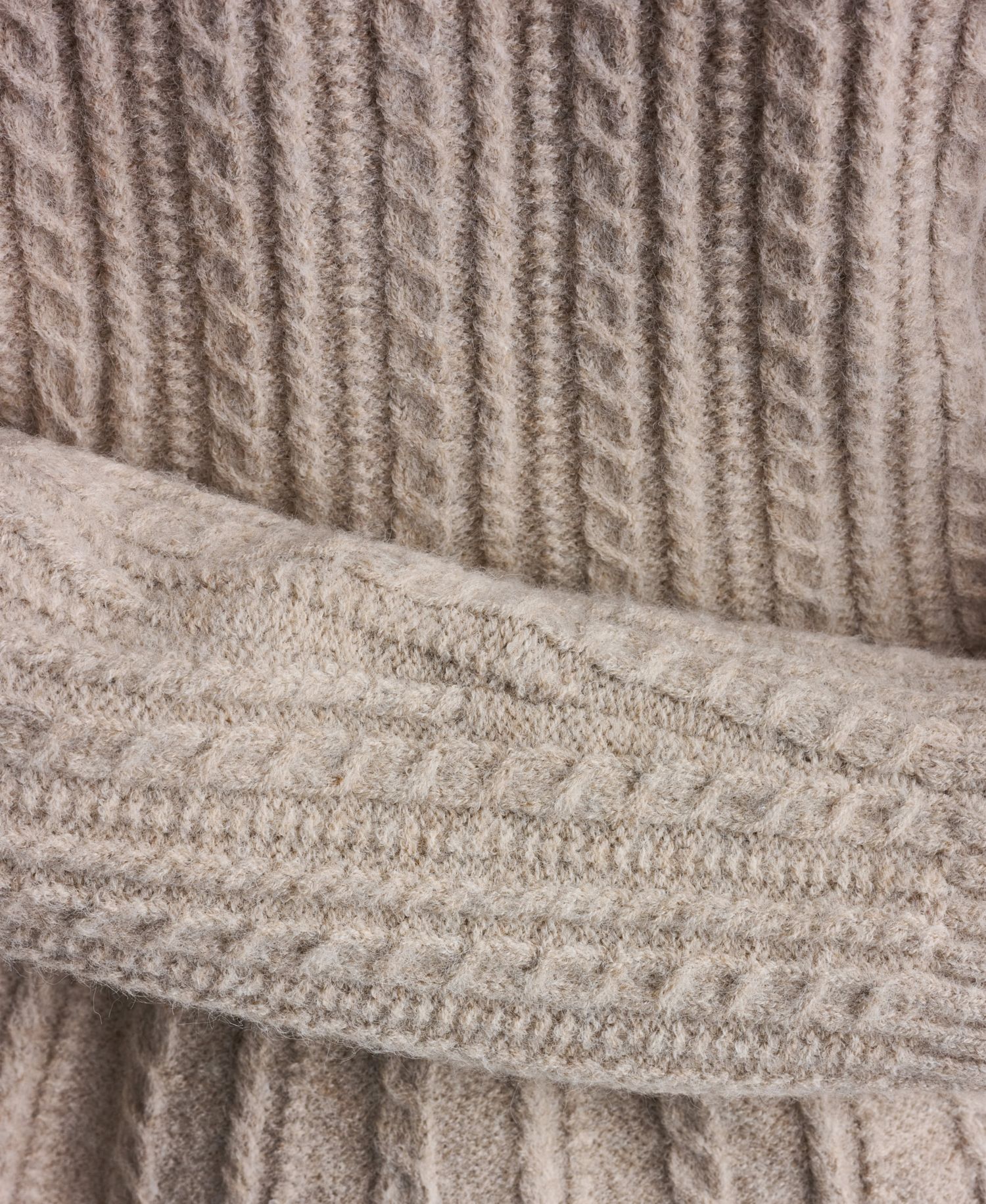 Women's Peplum Cable-Knit Cardigan Sweater