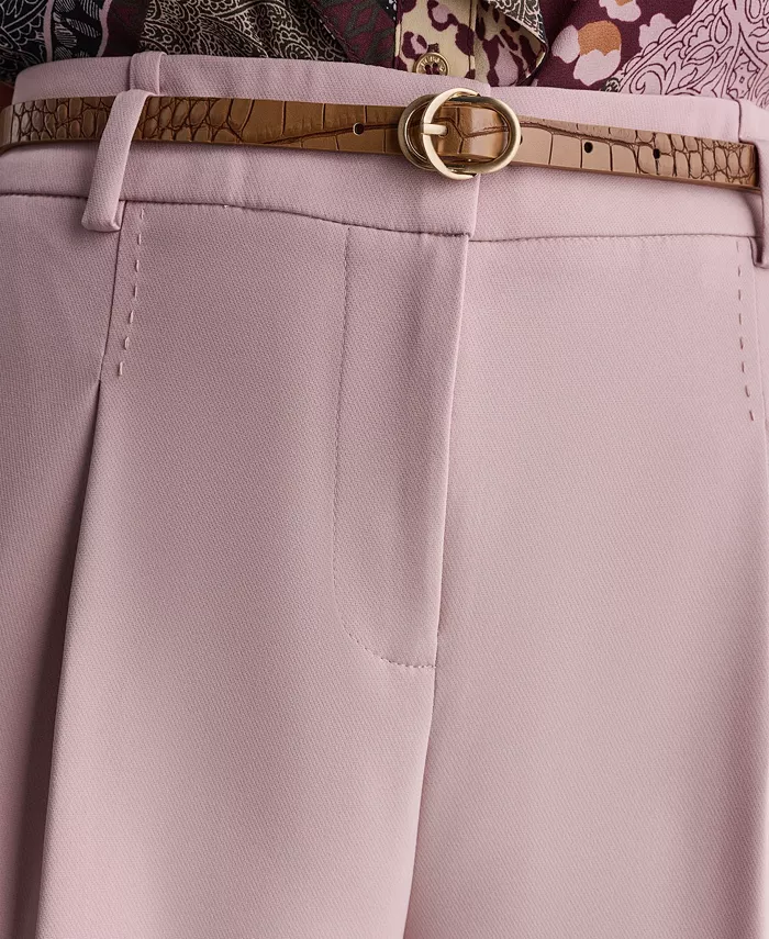 Women's Pleated Wide-Leg Pants - thumbnail 10