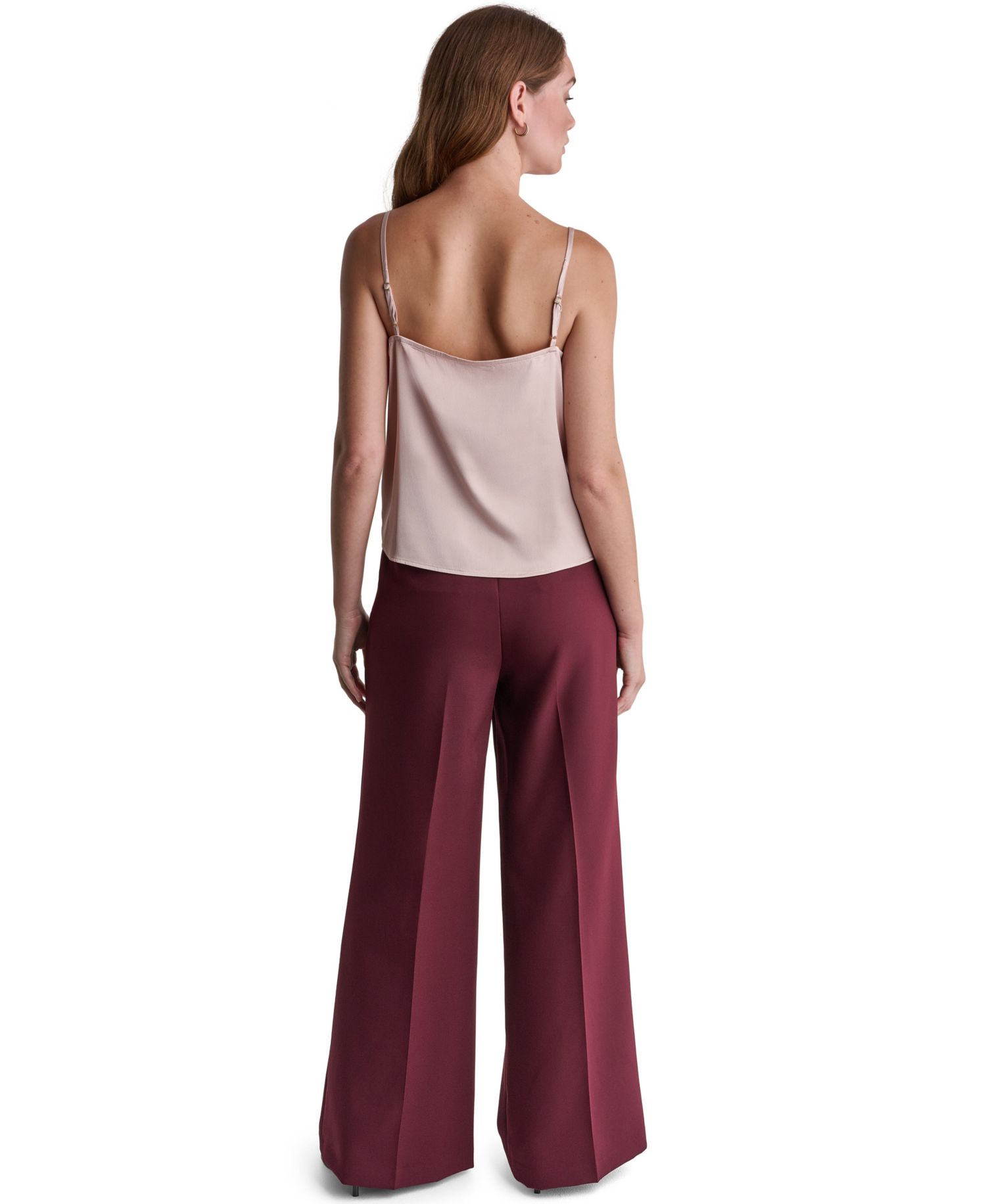 Women's Lace-Trim Strappy V-Neck Camisole