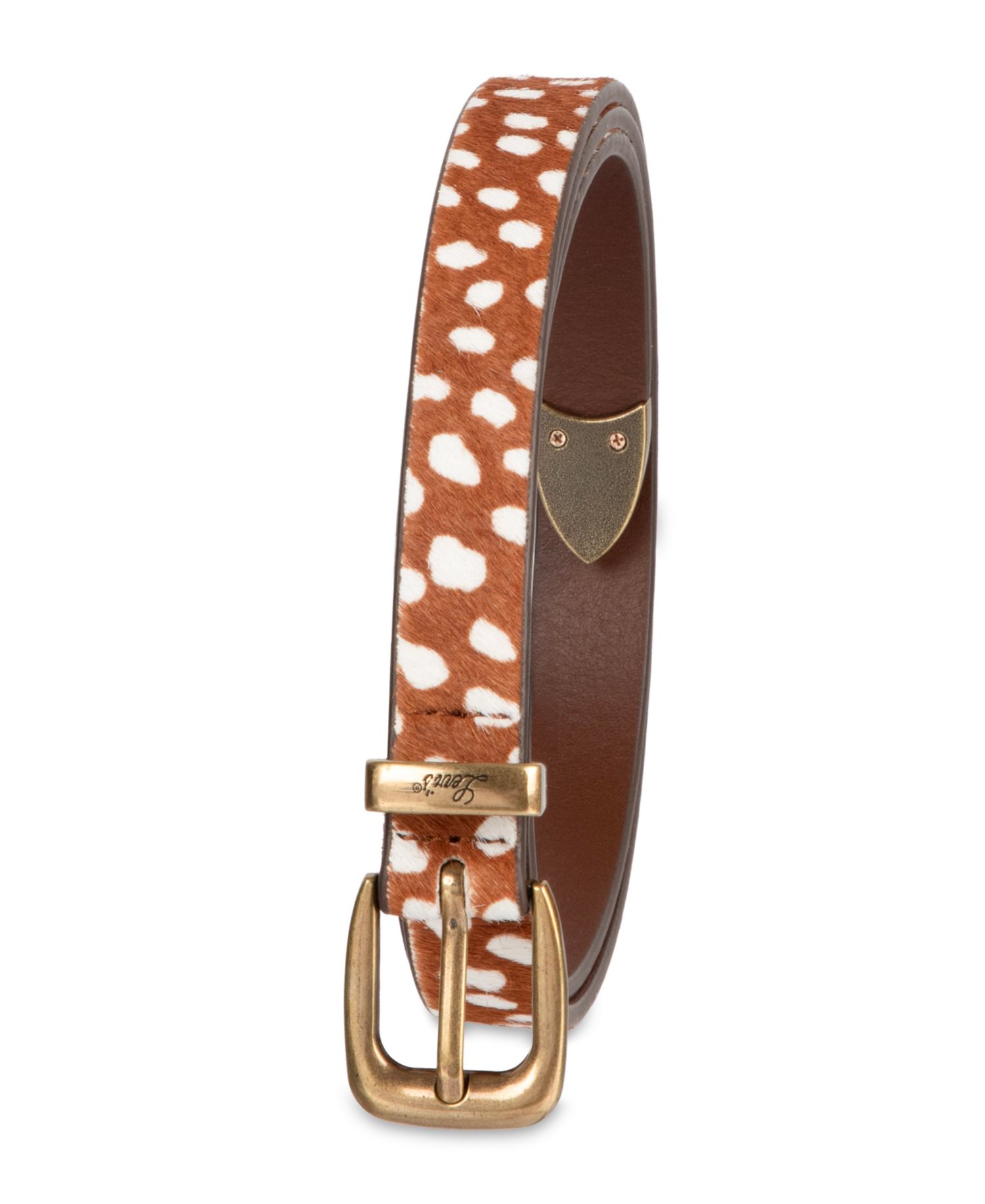 Skinny Western Metal Tip End Belt