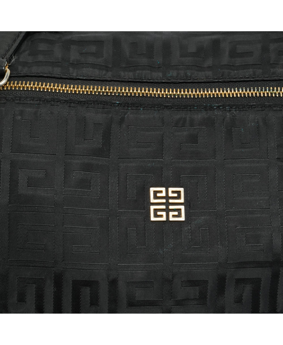 Pre-Owned Givenchy 4G Monogram Nylon and Leather Satchel