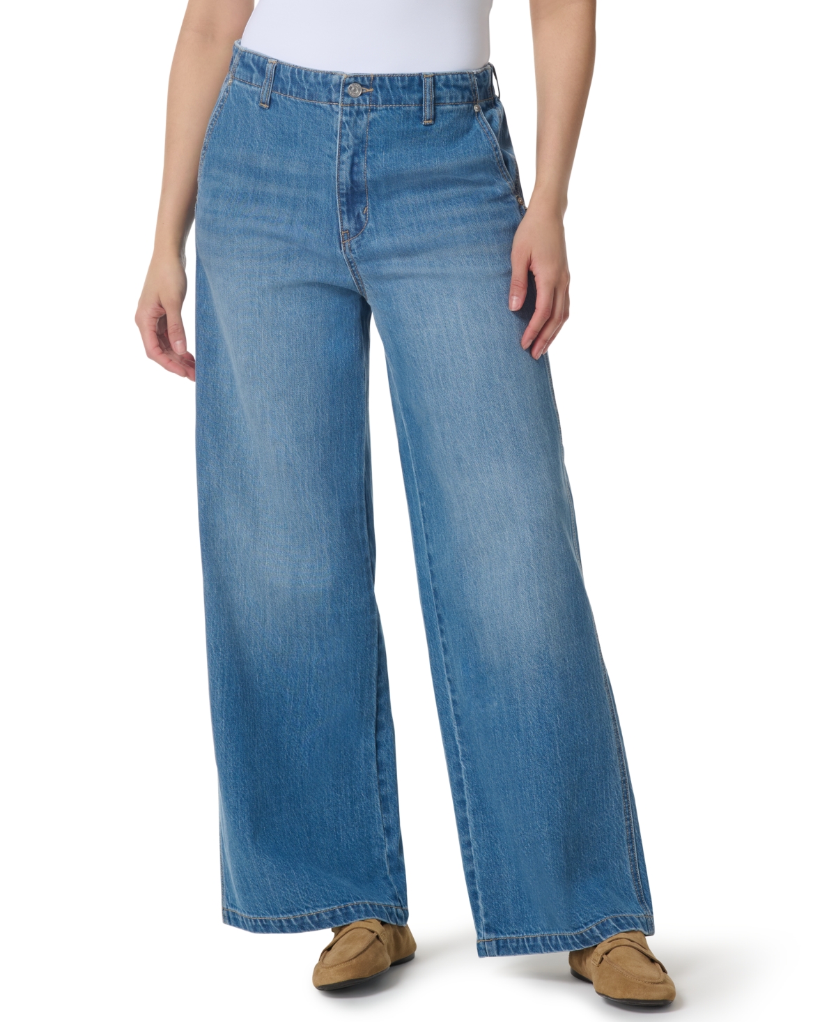 Gloria Vanderbilt Women's High-Rise Wide-Leg Jeans