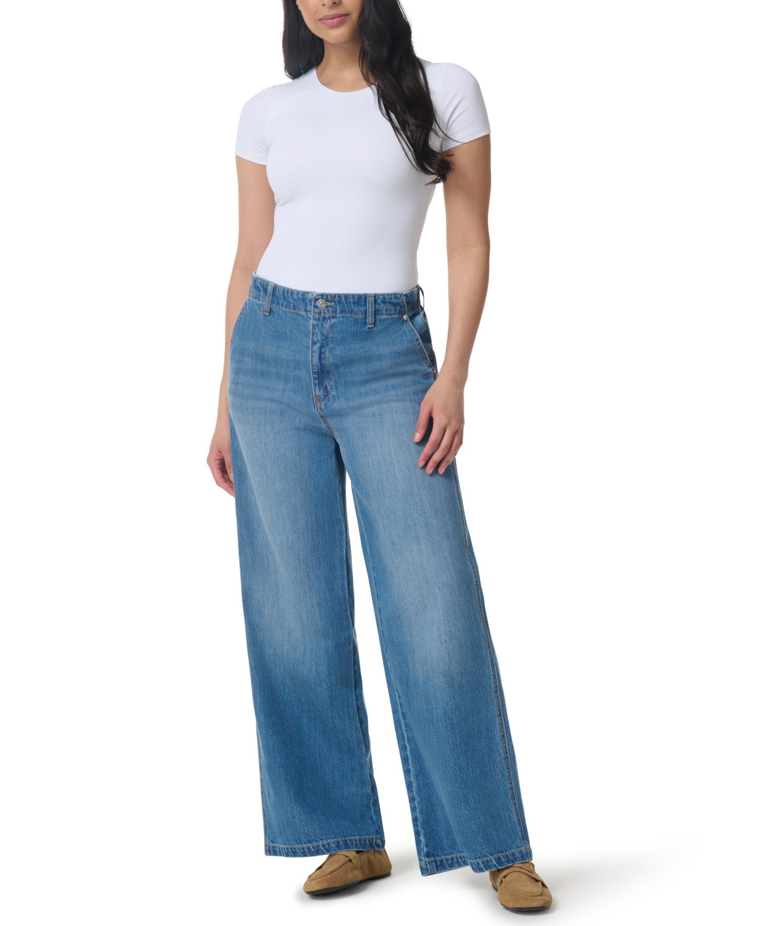 Women's High-Rise Wide-Leg Jeans