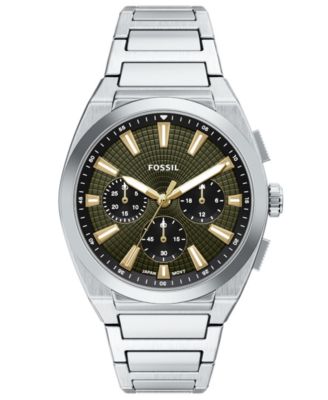 Men's Everett Chronograph Stainless Steel Watch 44mm