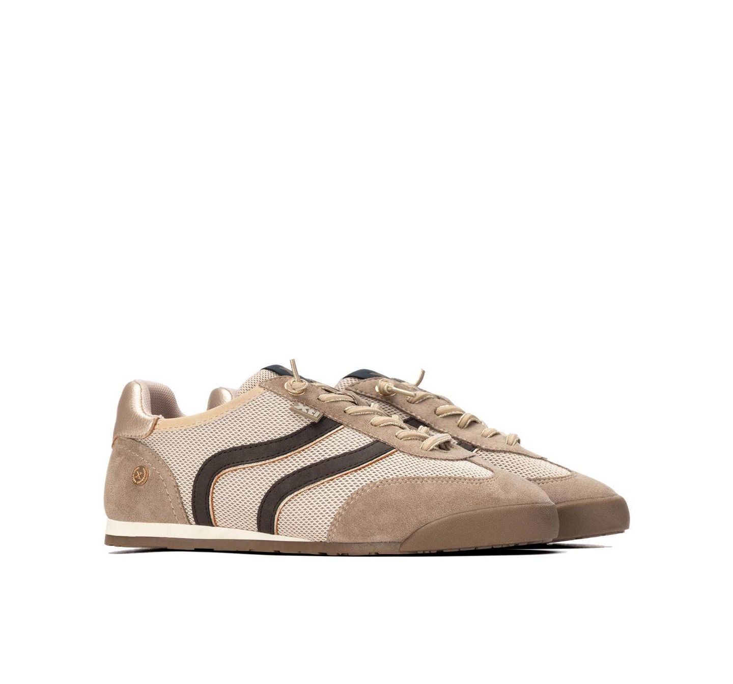Женские кроссовки XTI Casual Lace- Up, цвет: Бежевый — фото 2