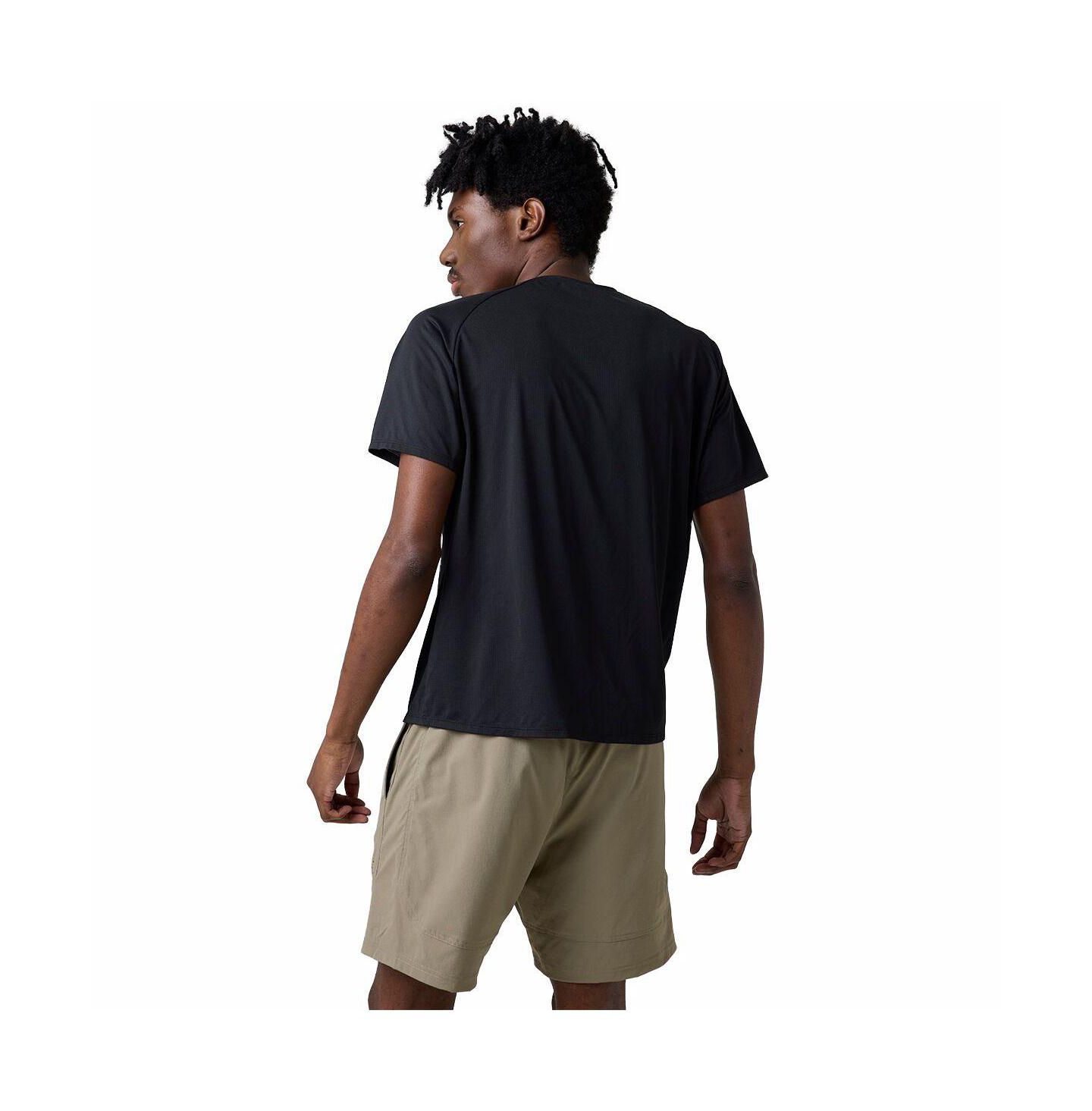 Мужская футболка Backcountry Wasatch Adventure Run Crewneck Drop-Needle Grid Knit, цвет: Чёрный — фото 2