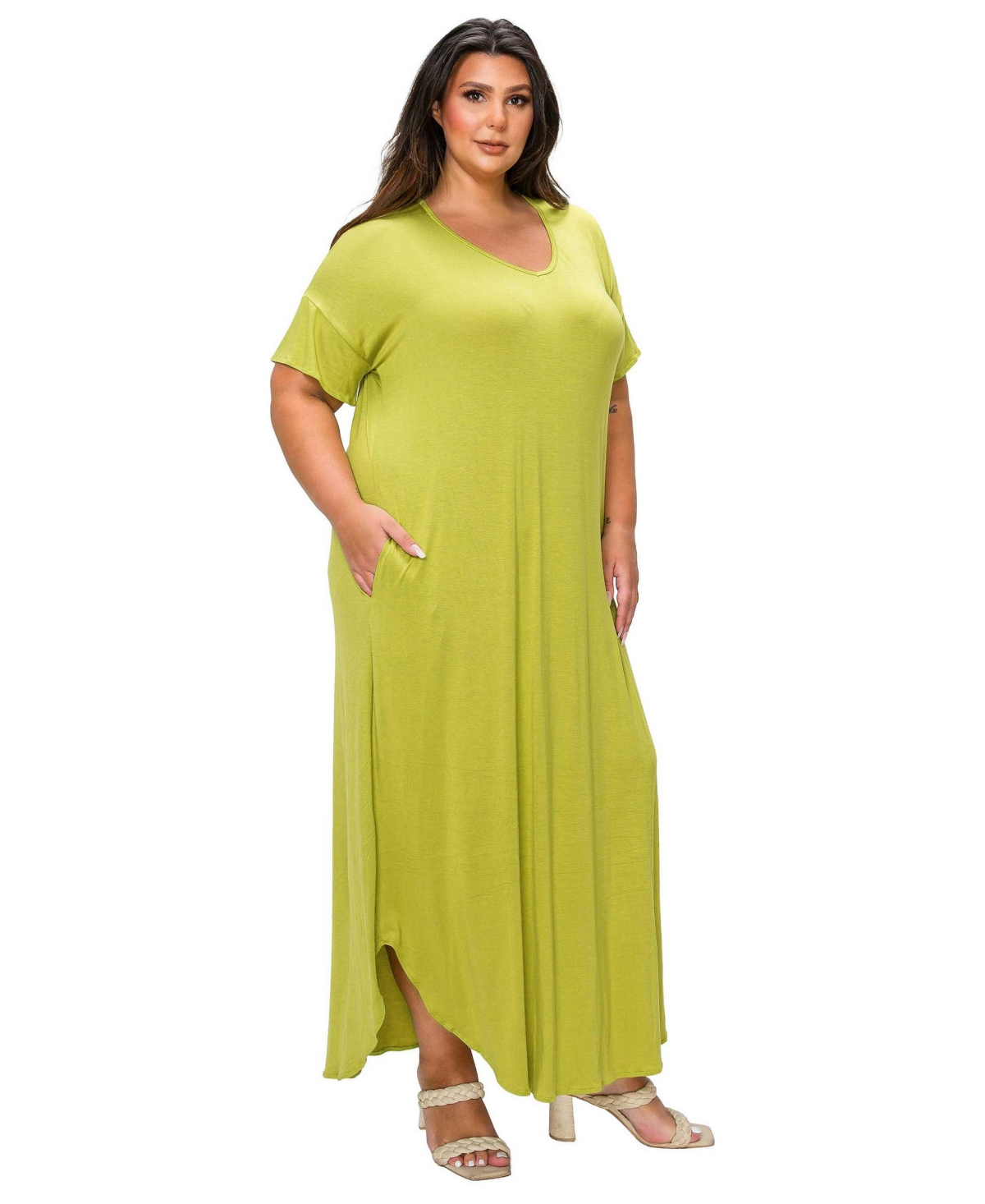 L I V D Plus Scarlett Maxi Pocket Dress