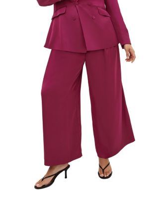 Women's Rylie Satin Palazzo Pant