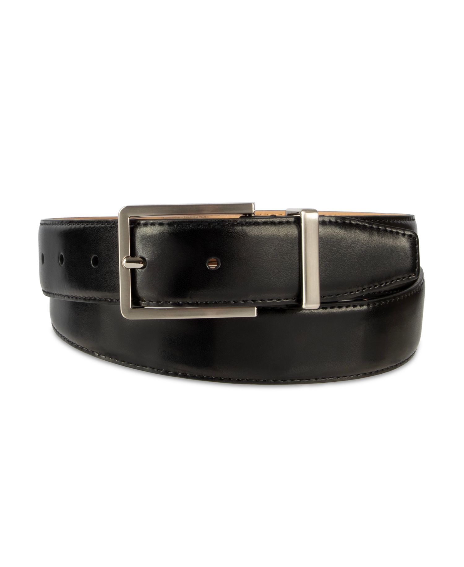 32MM Men's Reversible Dress Leather Belt