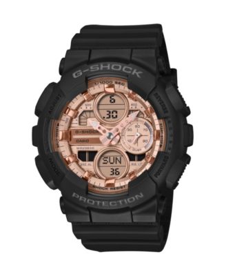 Women's Analog Digital Black Resin Watch 45.9mm