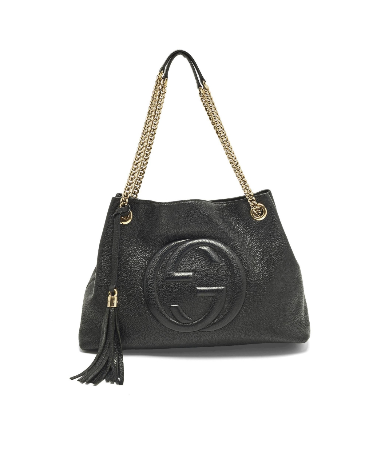 Pre-Owned Gucci Women's Soho Medium Leather Chain Shoulder Bag