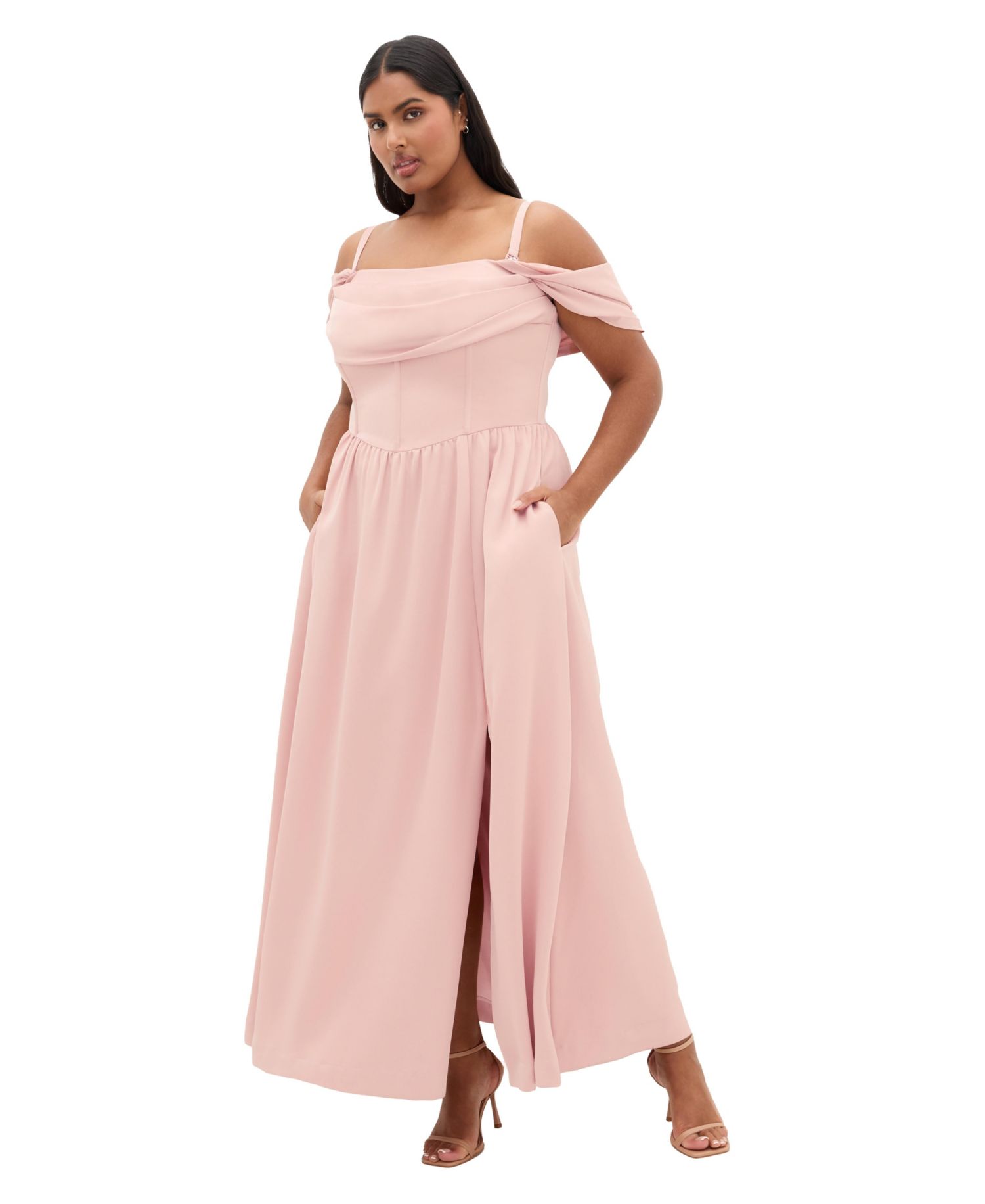 Women's Angel Love Off Shoulder Maxi Dress