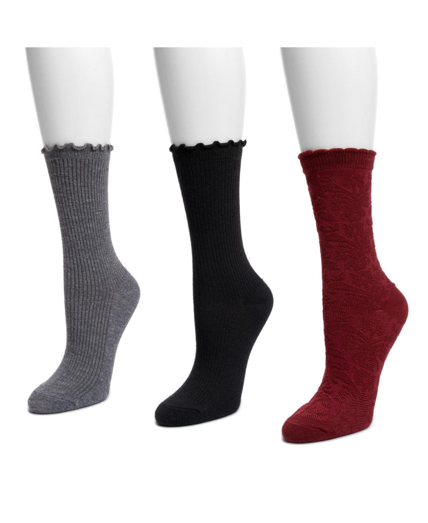 Women's 3 Pair Pack Whisper Soft Crew Socks