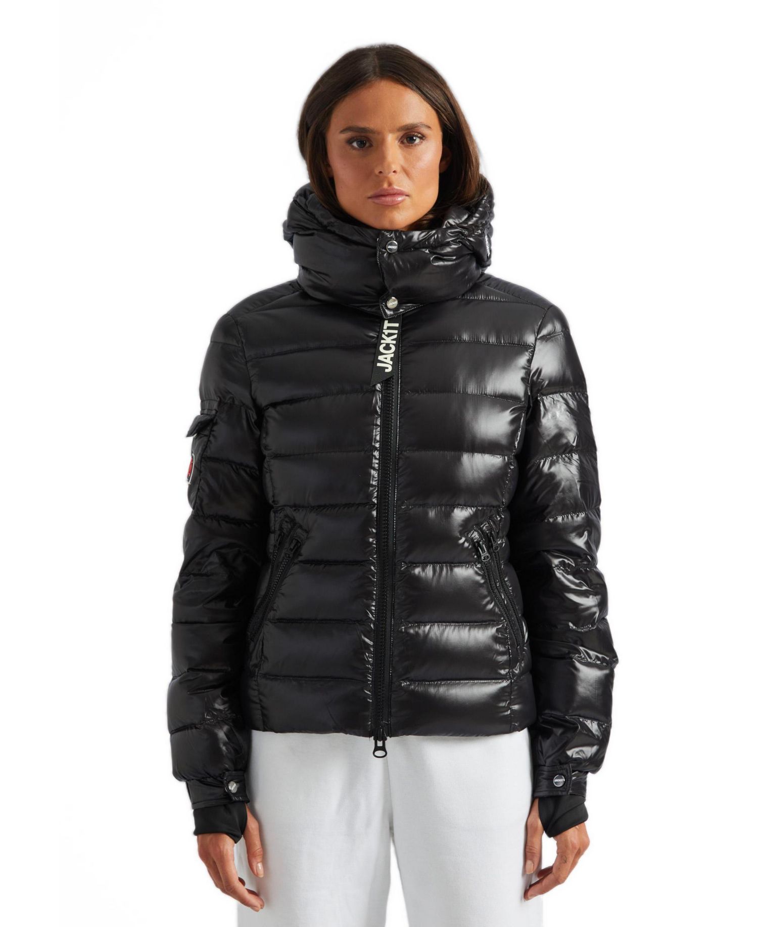 Women's Quilted Hooded Puffer Jacket