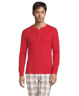 Men's Knit Rib Pajama Henley
