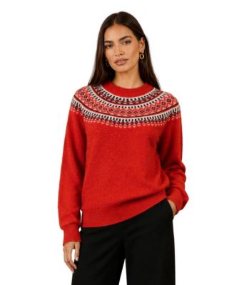 Women's Relaxed Fairisle Sweater