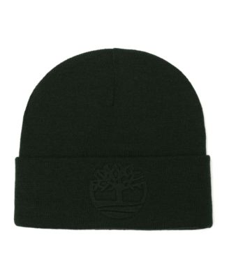 Embossed Knit Cuffed Beanie
