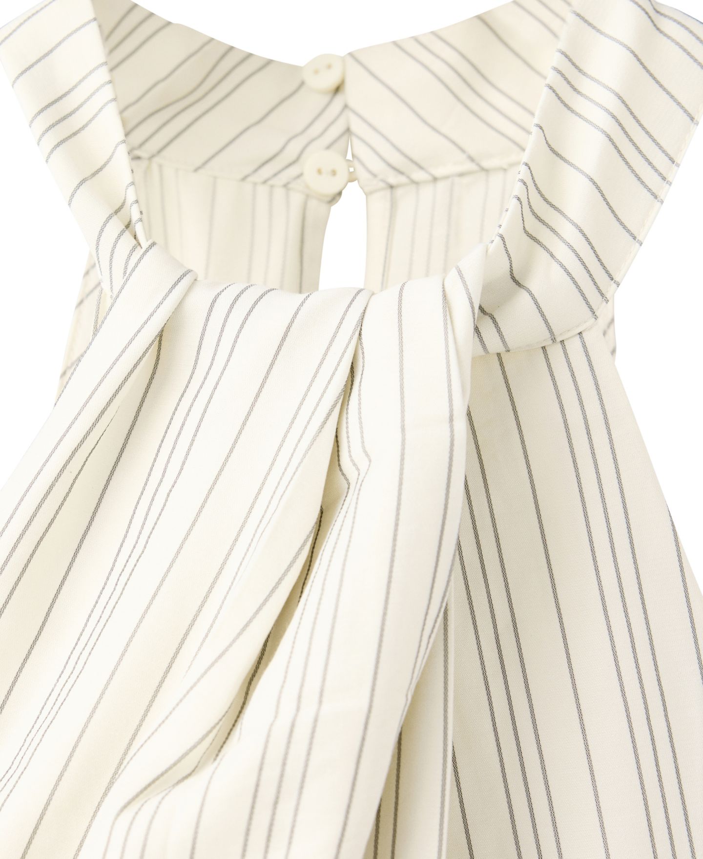Женский комбинезон MANGO Striped Wide-Leg Halter Jumpsuit, цвет: Экрю — фото 4