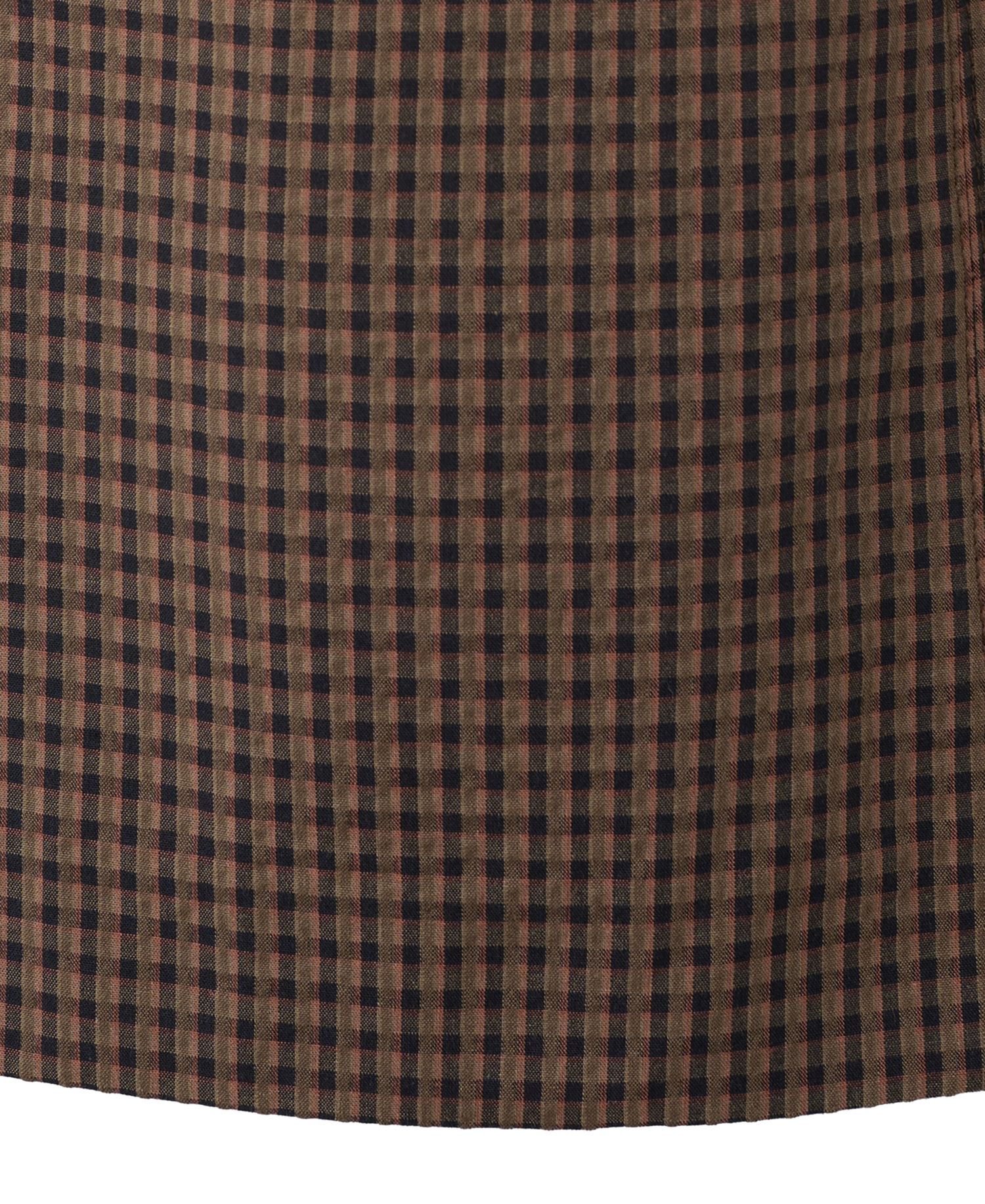 Women's Gingham-Check Cotton Mini Dress