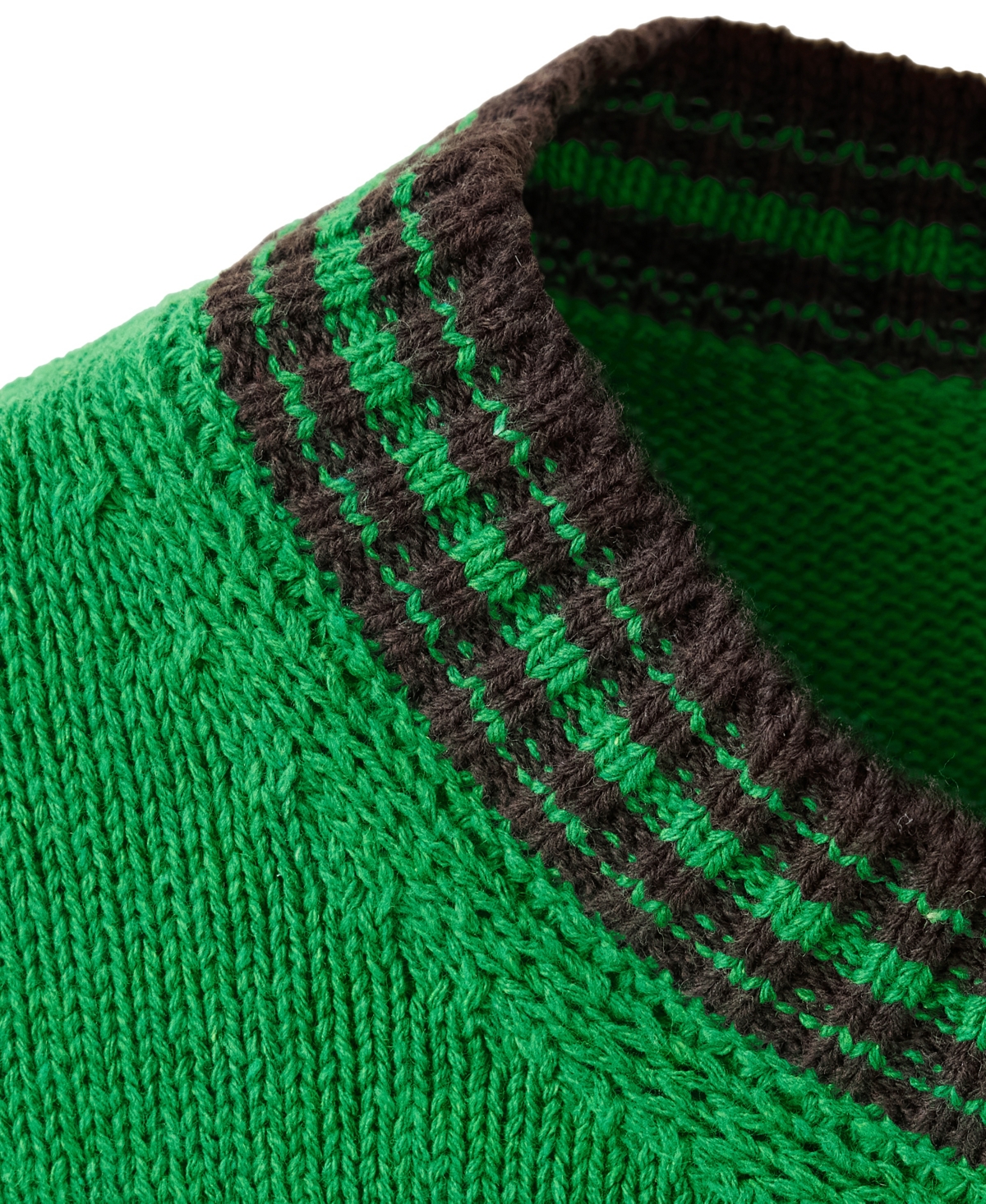 Mango Women's Contrasting Trim Knit Sweater