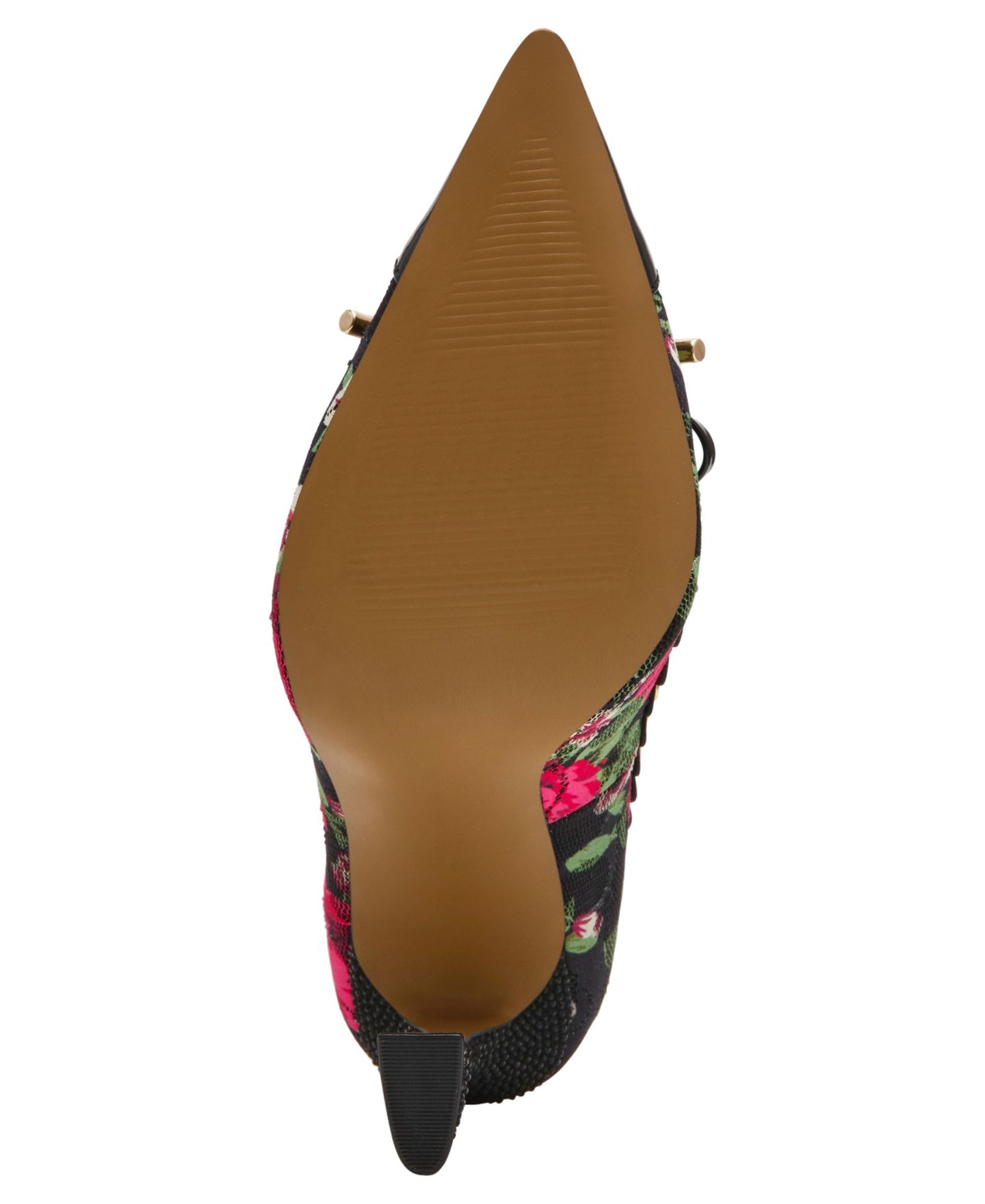 Женские туфли-лодочки Betsey Johnson Jovi с острым носом и бантом, цвет: Чёрный / Розовый — фото 5