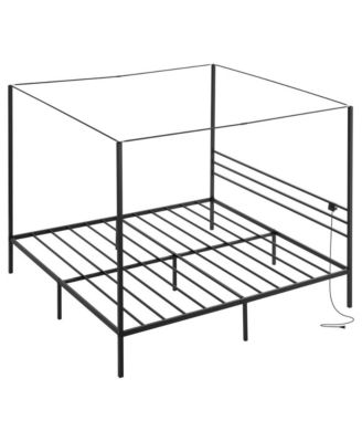 Canopy Platform Bed Frame for Sturdy Support