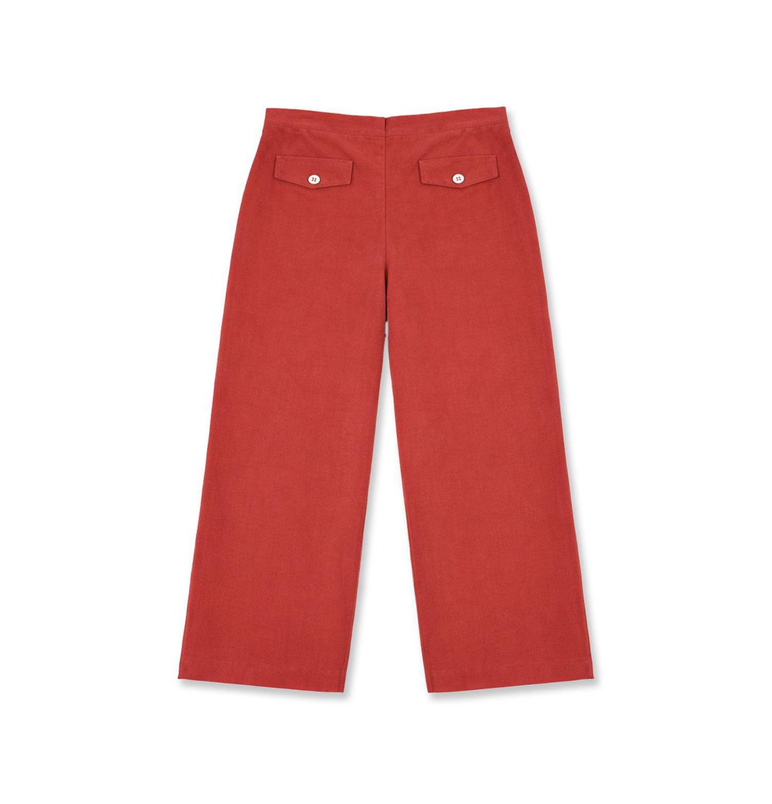 Girls' 4-16 Velvet Wide-Leg Pull-On Pants