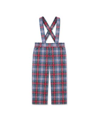 Toddler Boys' 2T-5T I'm Plaid About You Removable Suspenders Pull-On Pants