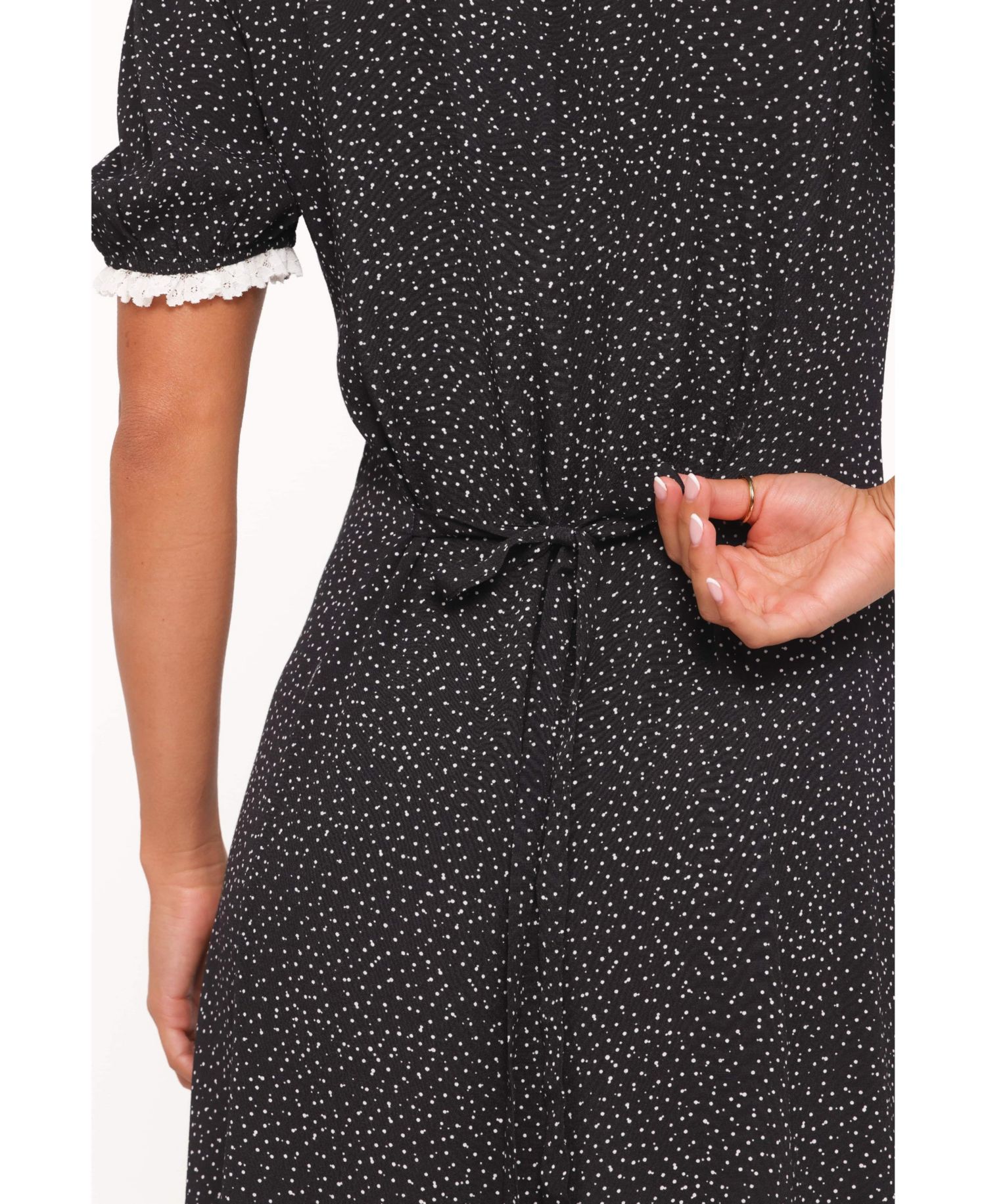 Women's Francine Lace A-Line Sweetheart-Neck Midi Dress