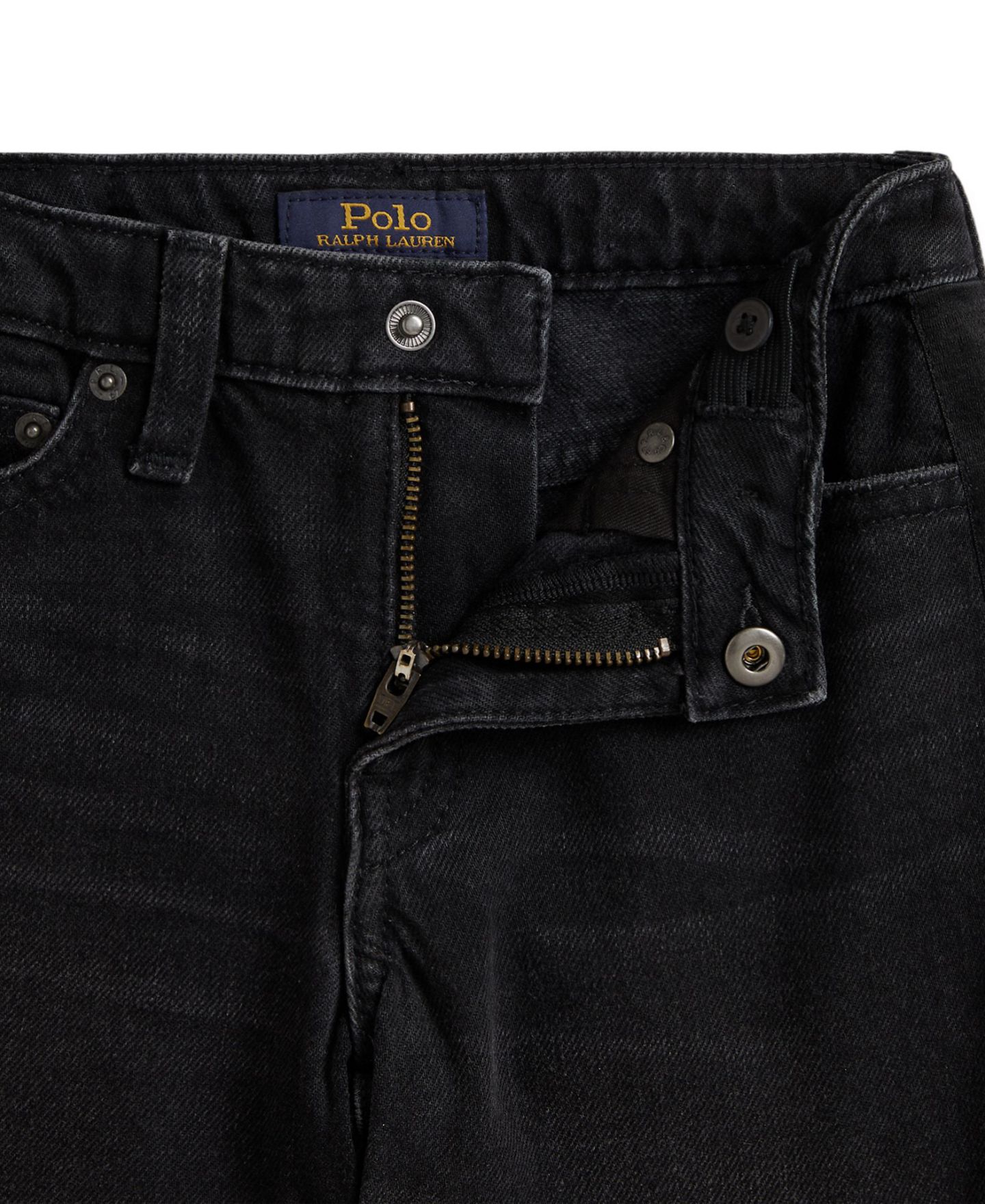 Джинсы Polo Ralph Lauren Curved Tapered Denim для девочек, цвет: Варёный — фото 5