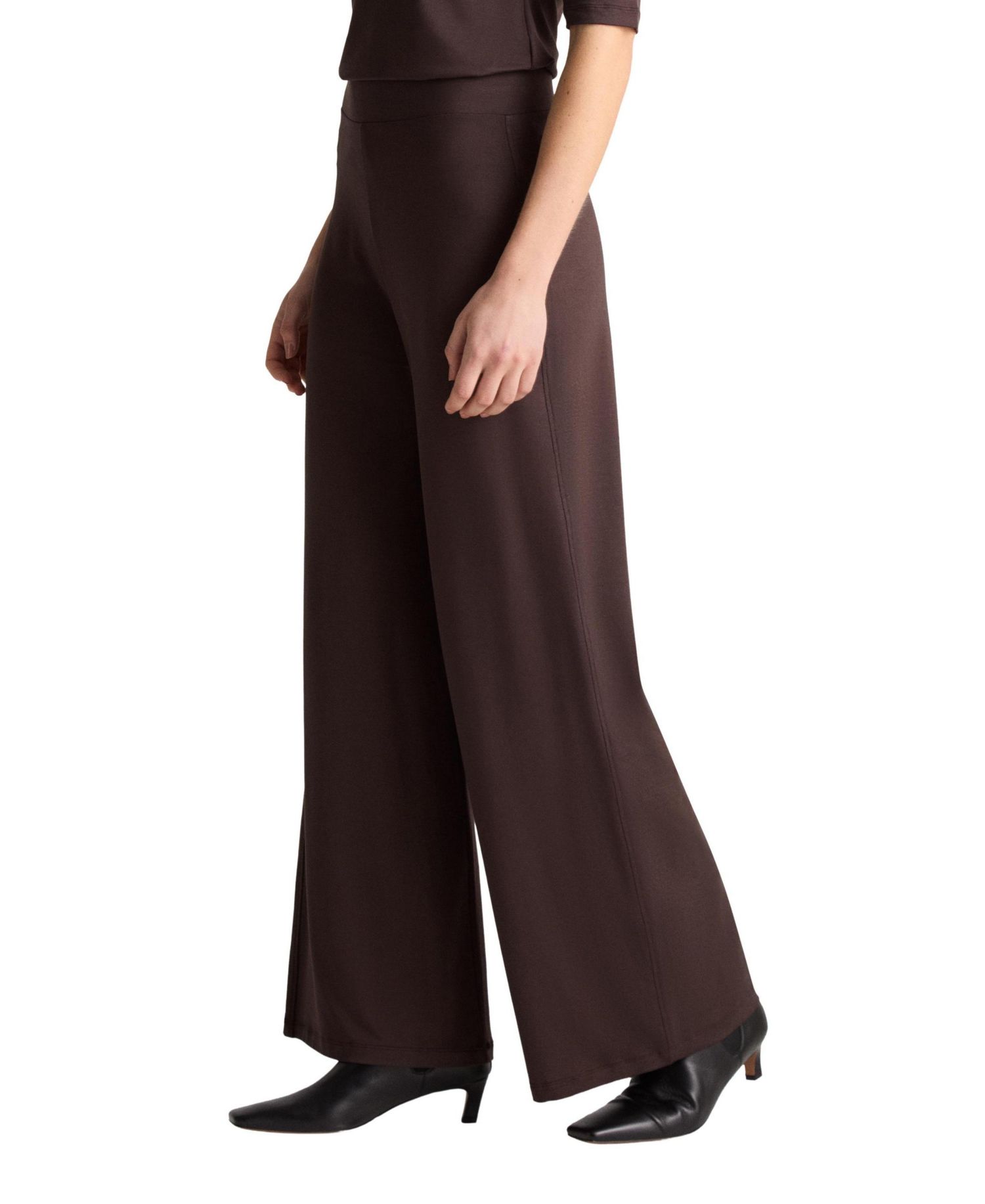 Women's Celeste High-Waisted Wide-Leg Pull-On Pants