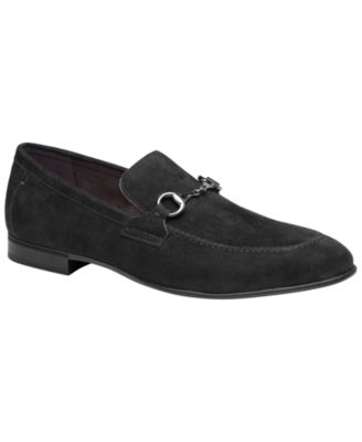 Men's Elston Bit Suede Almond Toe Loafers