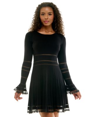 Women's Black Sweater Dress Going Out & Party Outfits